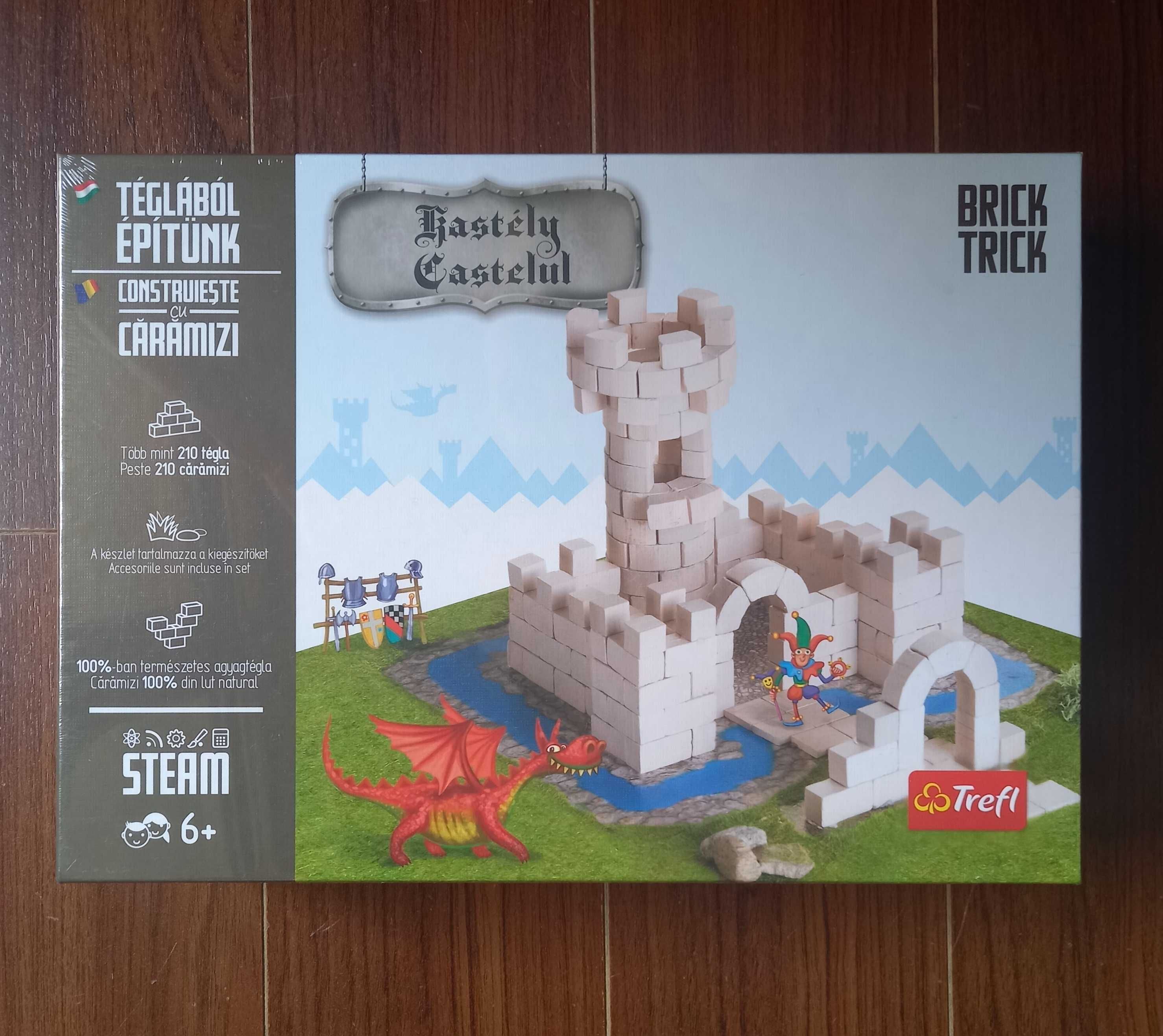 Brick Trick Trefl Castelul caramidute ceramice NOU - set constructie