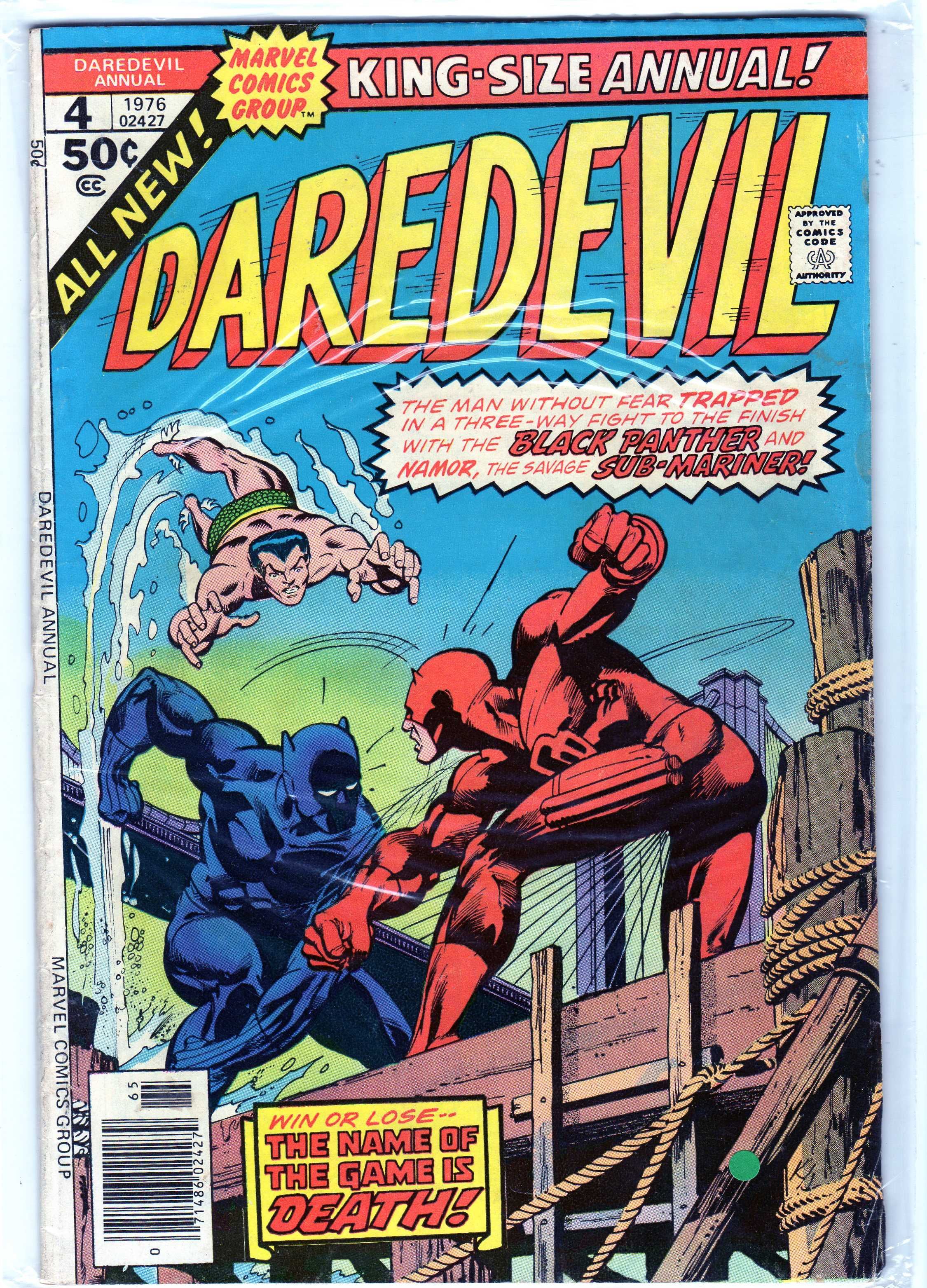 Daredevil Annual #4 Black Panther Appearance benzi desenate