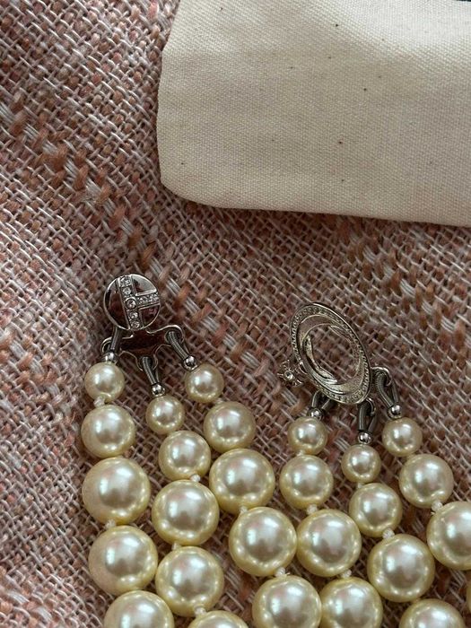 Vivienne Westwood Bas Relief Three Row Colier