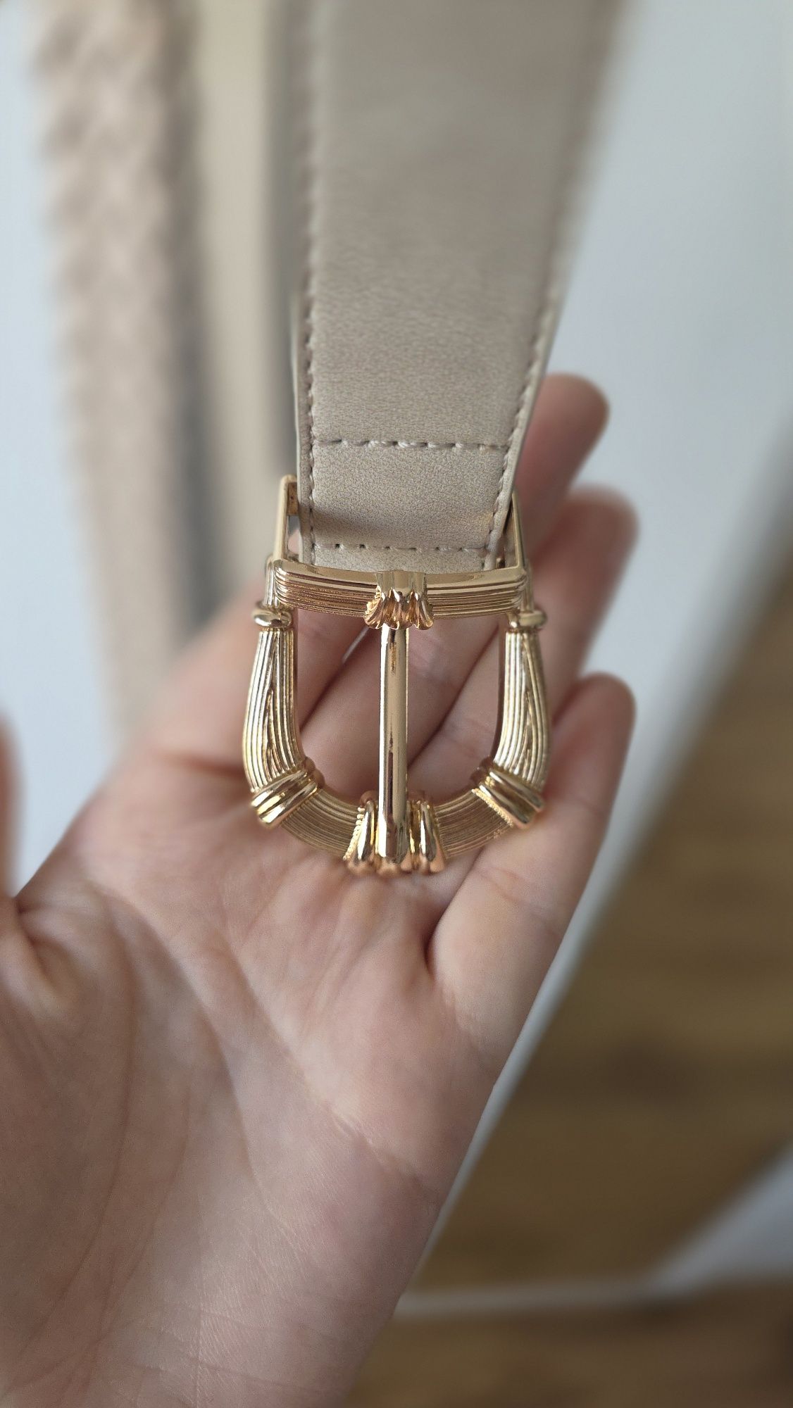 Комплект от 2 дамски колана KIABI, неутрални тонове, 2-3XL