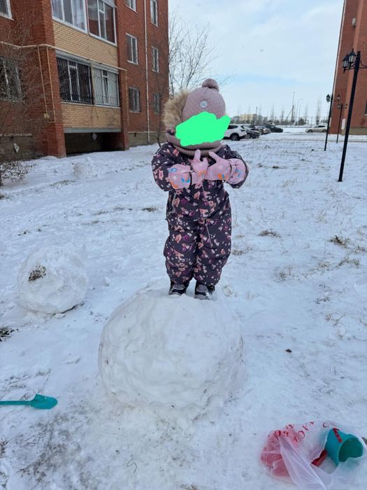 Комбенезон зимний фирма crokid очень теплая удобная стильная