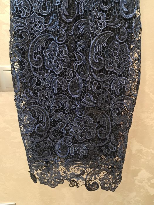 Rochie din dantela albastru