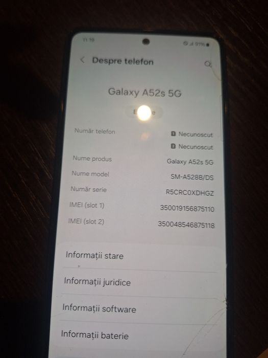 Telefon A52 5G de vanzare