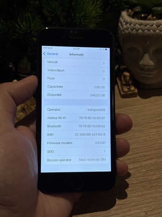 Iphone 7 256 gb editie limitata‼️100% baterie‼️Garantie‼️