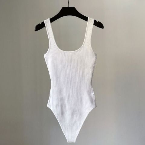 Белая майка- боди