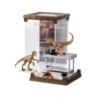 Figurina colectie Jurassic Park Velociraptors, 18 cm, suport sticla