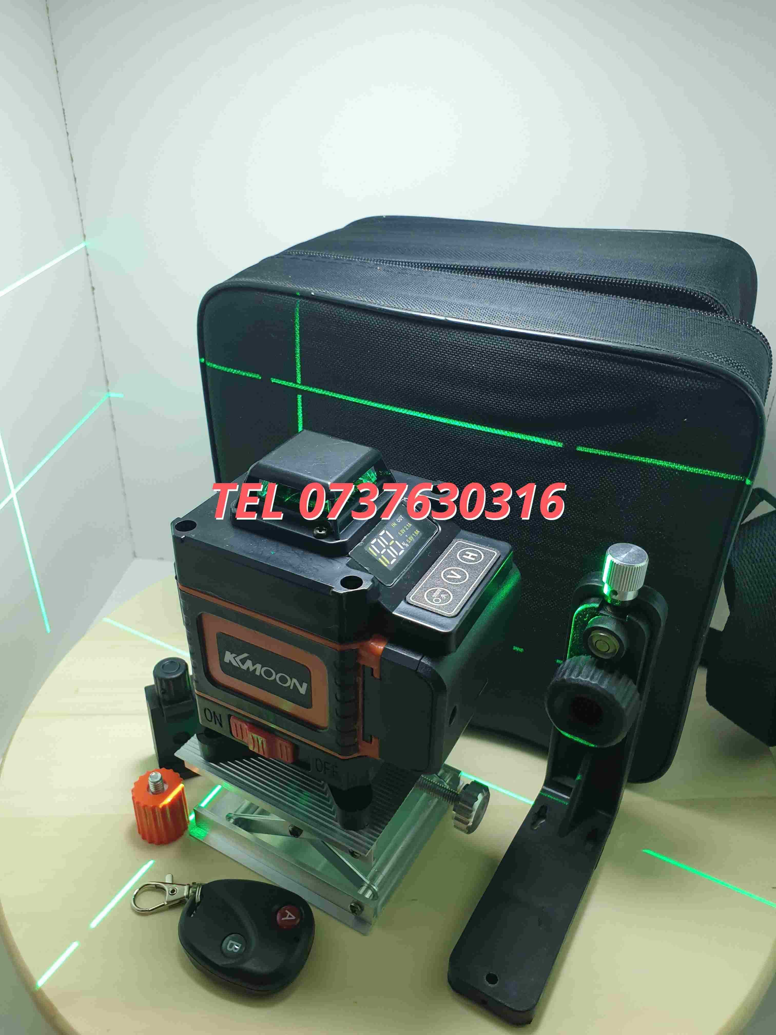 Promotie  Nivela Laser  Laser Verde 16 Lini 4d Cu Telecomanda