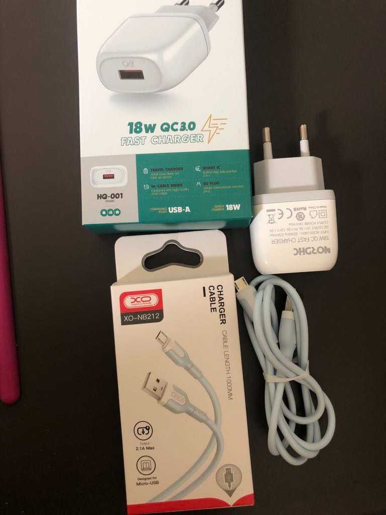 зарядно комплект кабел + адаптер [18W] за таблет Huawei