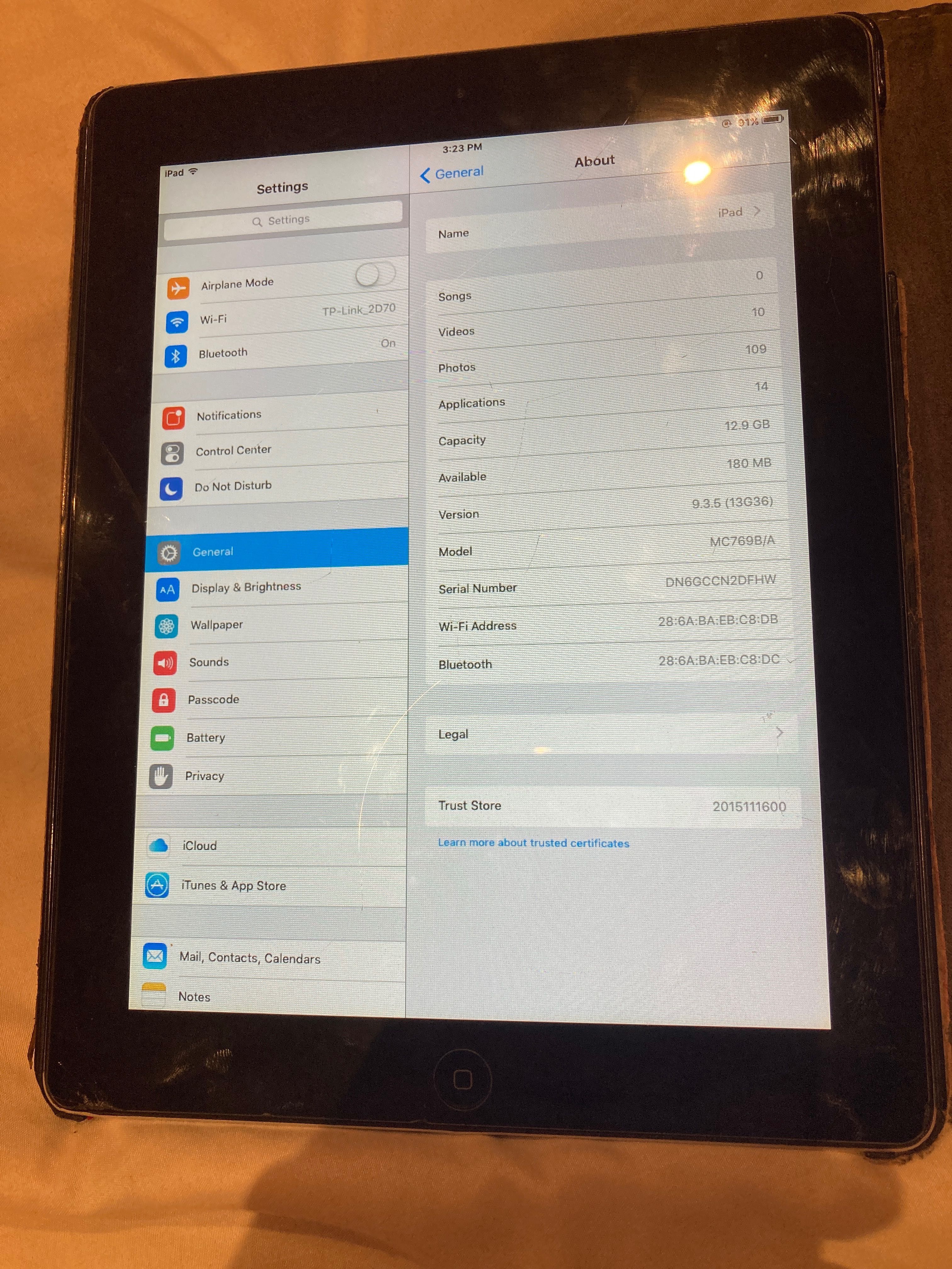 Таблет Apple  9.7”