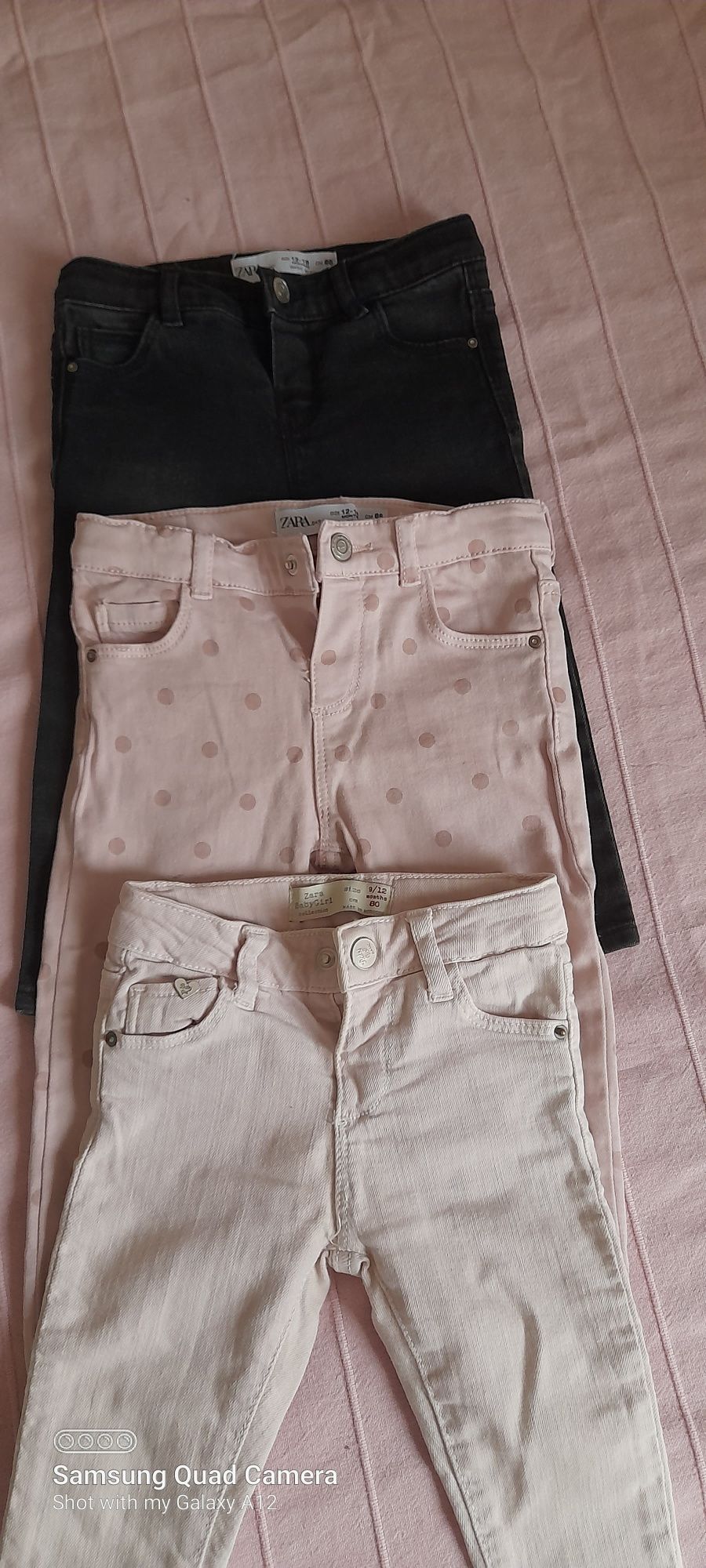 Lot pantaloni Zara fetita 12-18 luni