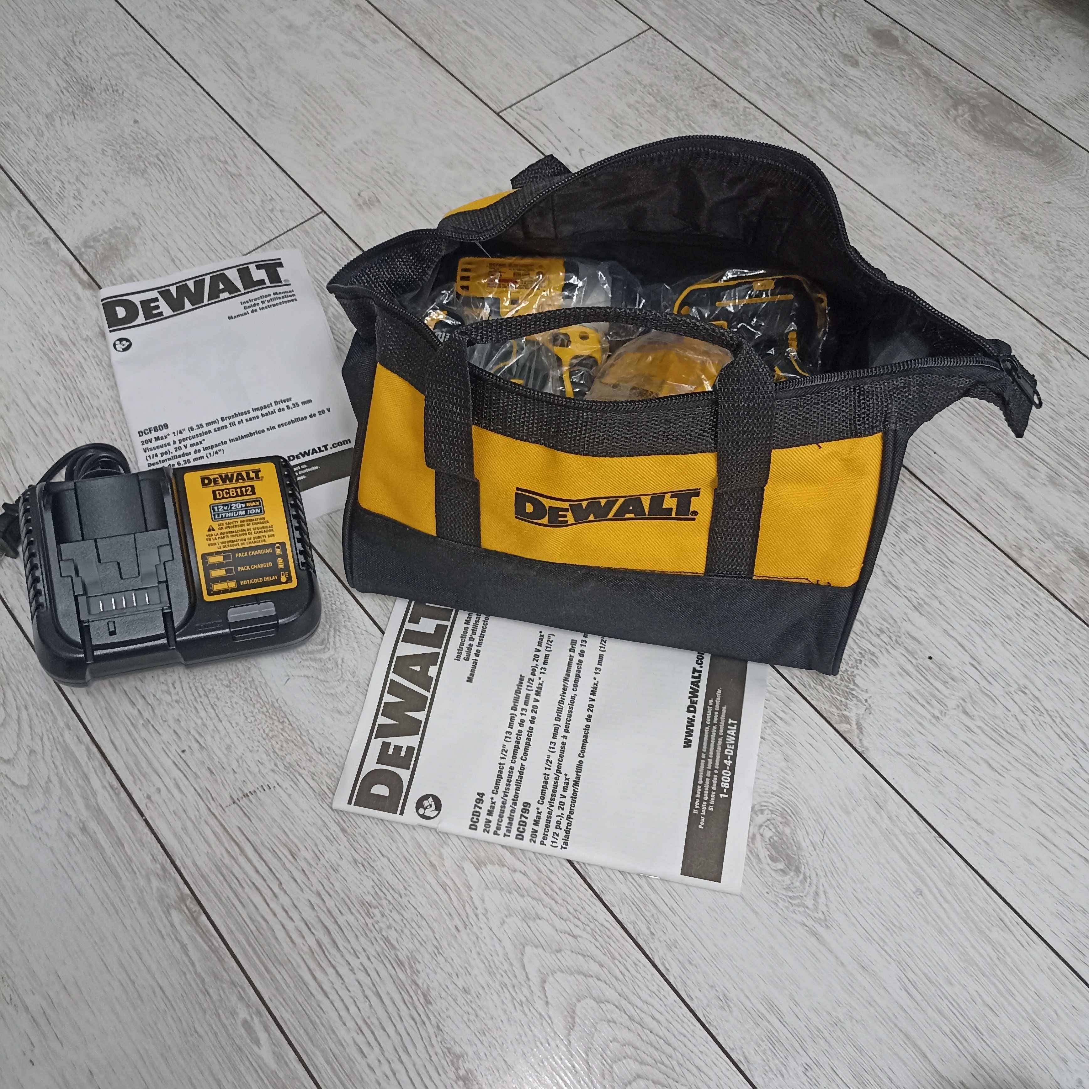 Аккумуляторный COMBO 20 V ( шуруповерт + дрель) DeWalt . Оригинал