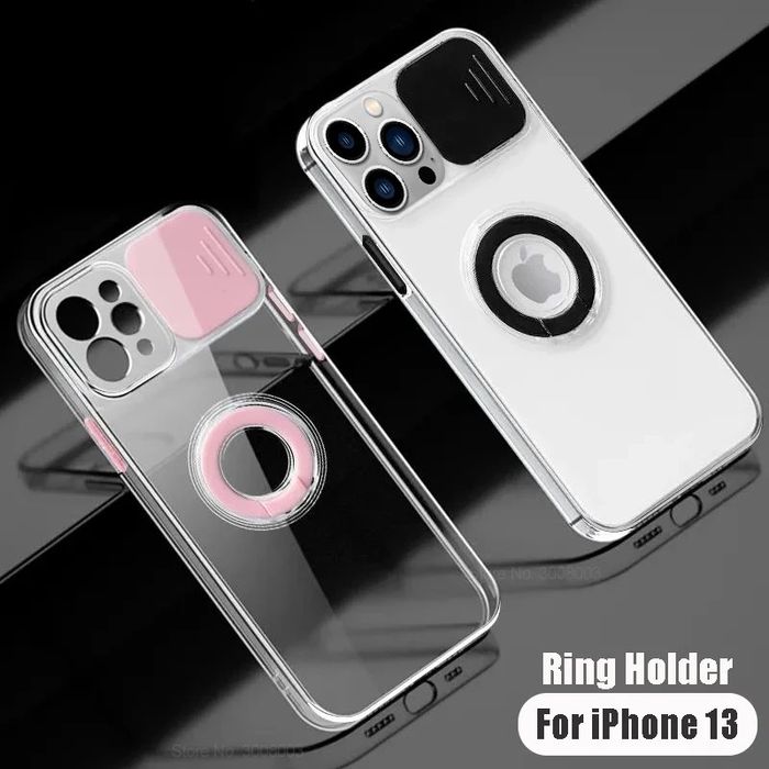 Husa silicon cu inel Iphone 13 , 13 Pro