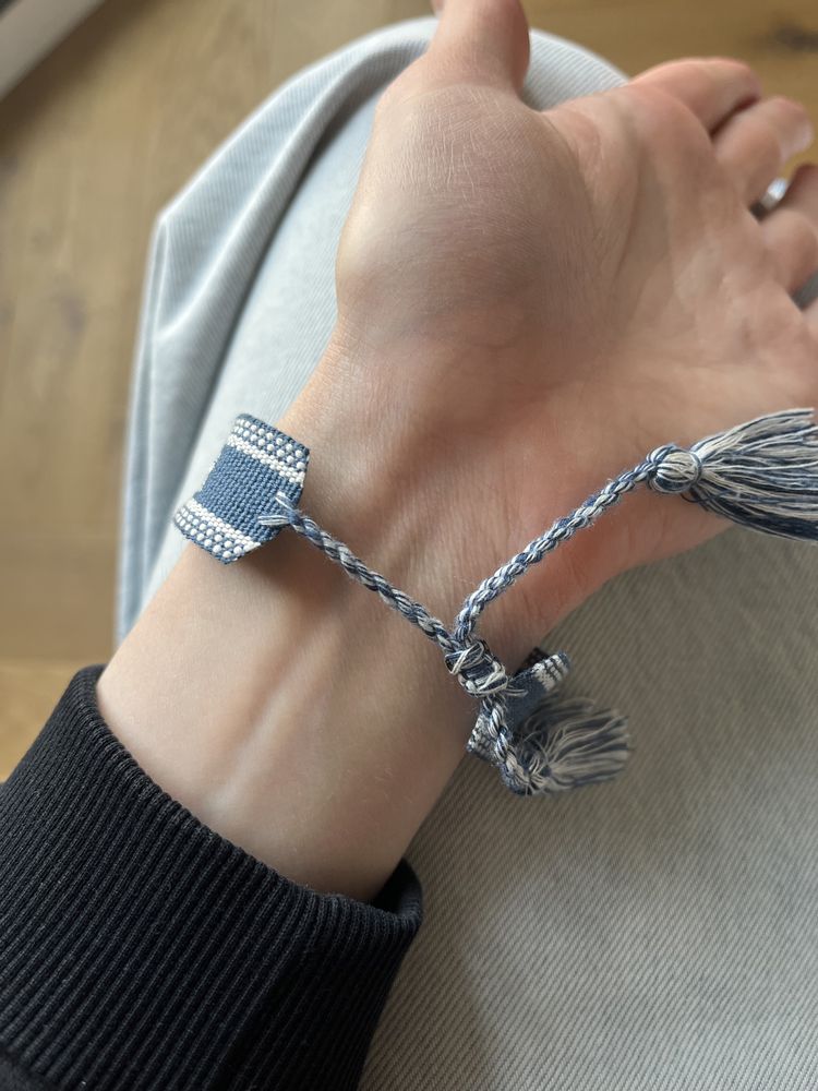 Dior синя гривна
