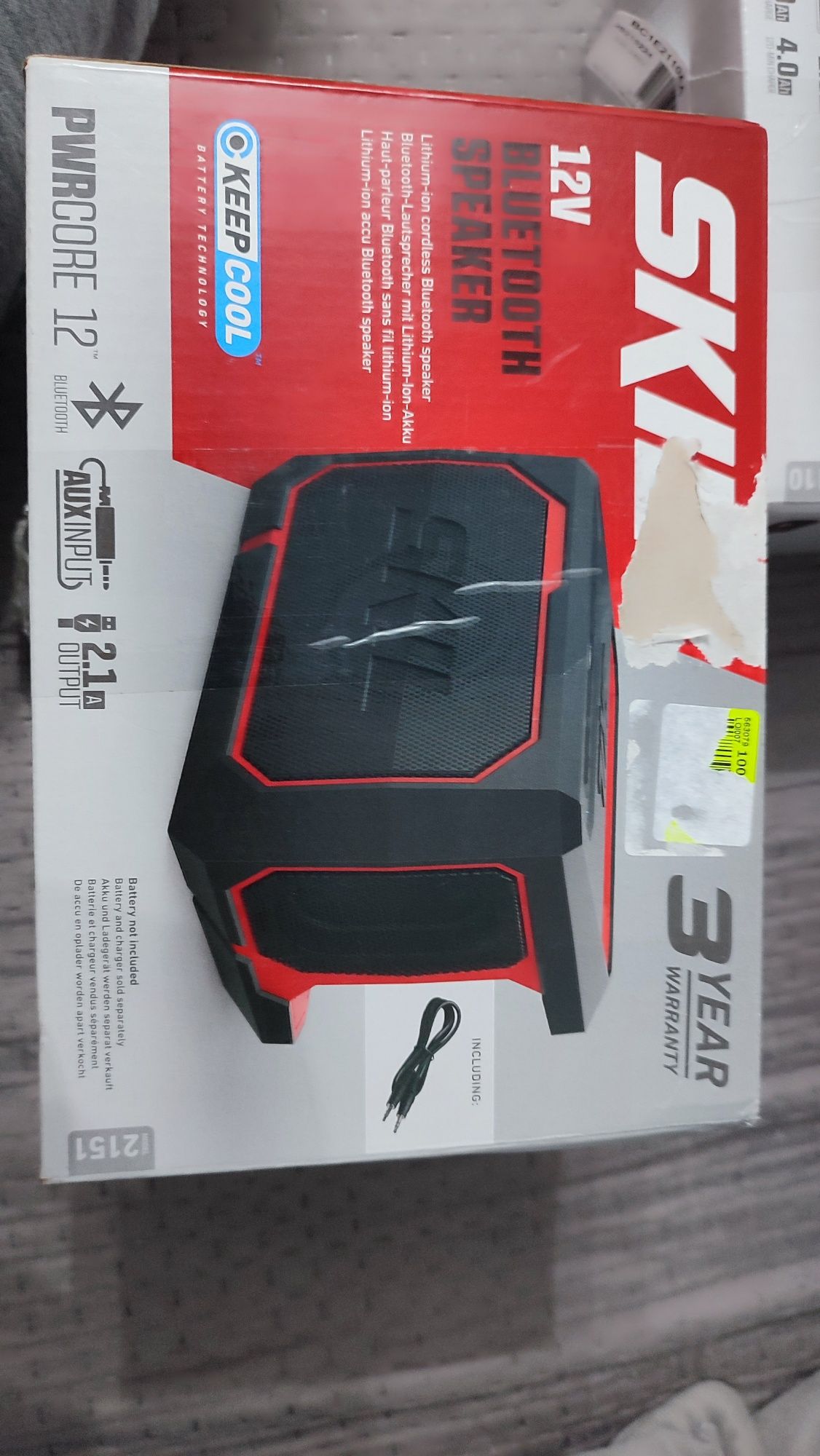 Boxa portabila activa Skil ,, 10 W, Bluetooth, USB, Aux in
