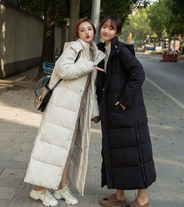 Женская куртка пуховик женский длинный зимний 50 52 54