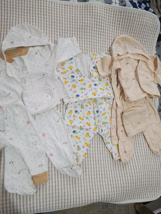 Пакет вещей для новорожденного малыша