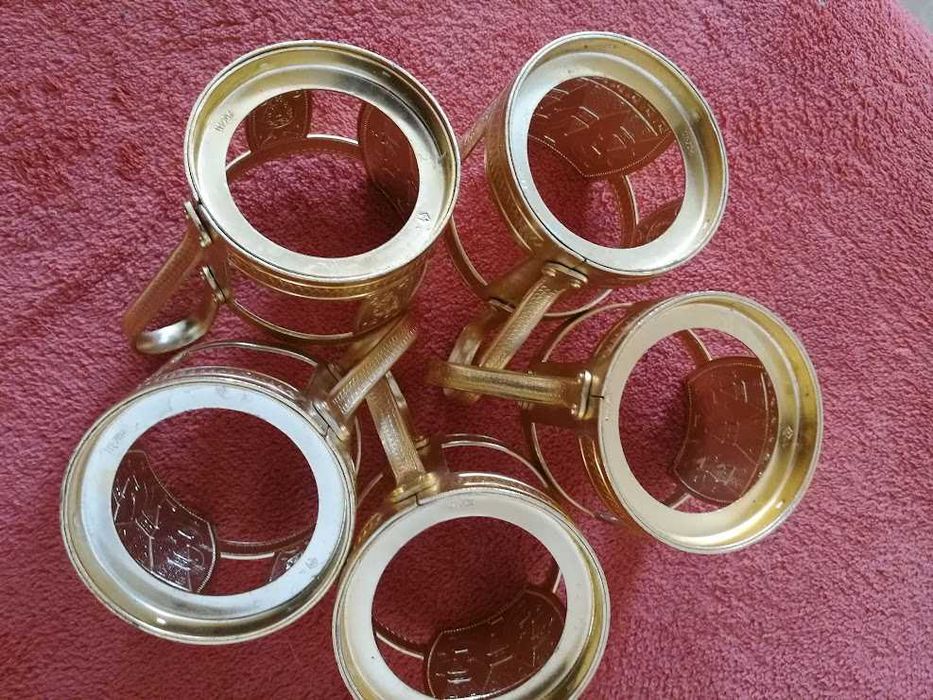 подстакани СССР с щемпъл за маняци