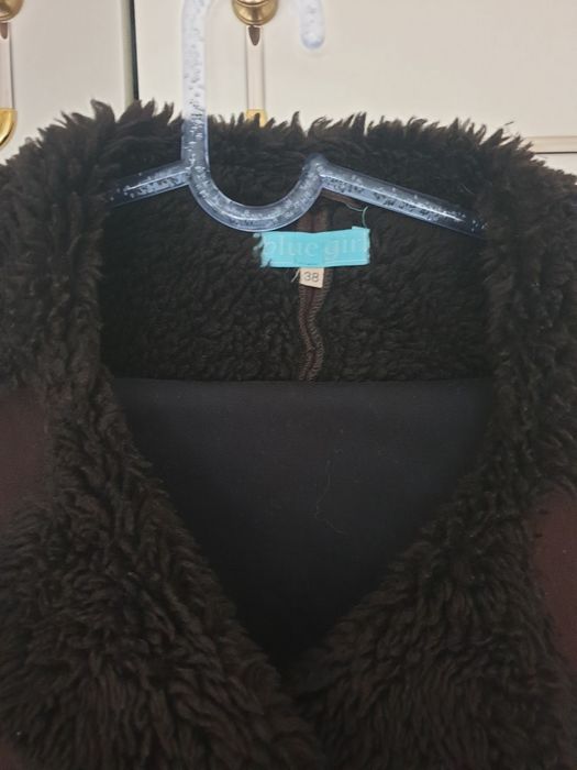 Дамско кожено палто