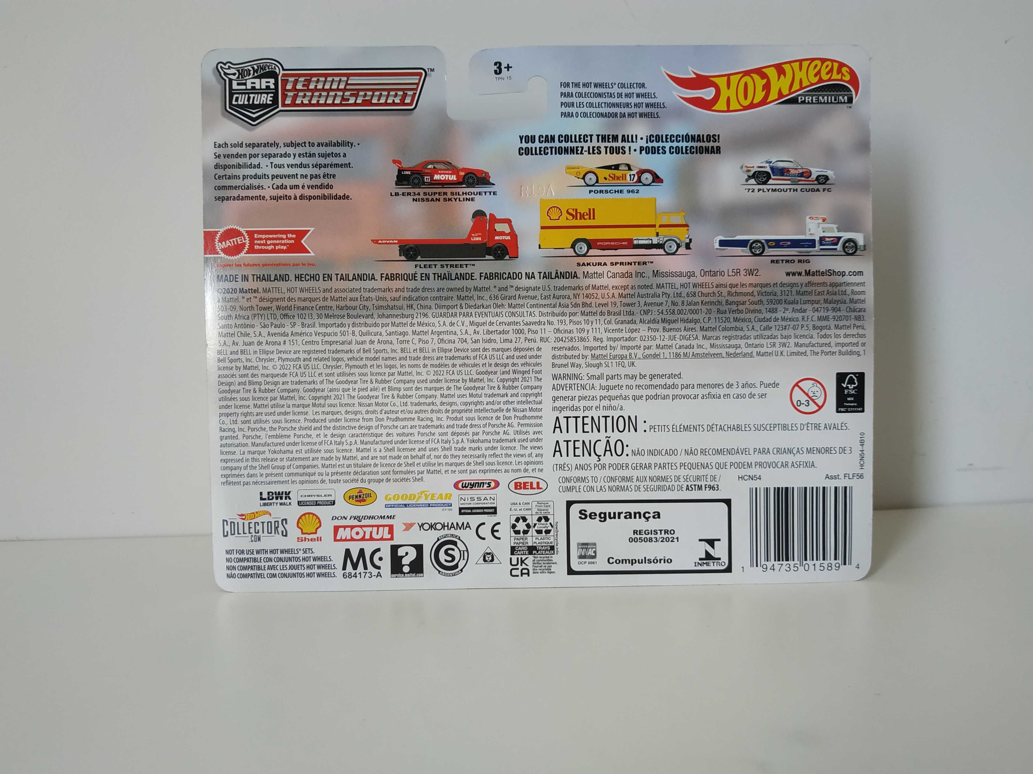 Hot wheels team transport skyline r34