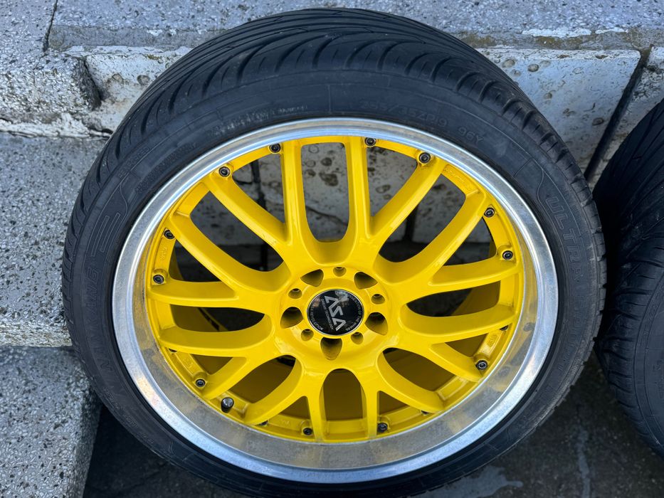 Продавам 4 бр джанти  5x112с гуми 225/35