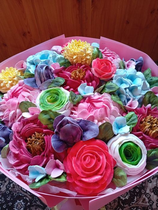 Сладкие букеты из зефира