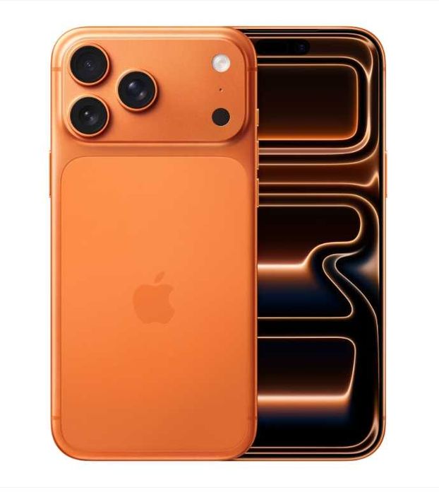 Telefon mobil Apple iPhone 17 Pro Max, 256GB, 5G, Cosmic Orange/Silver
