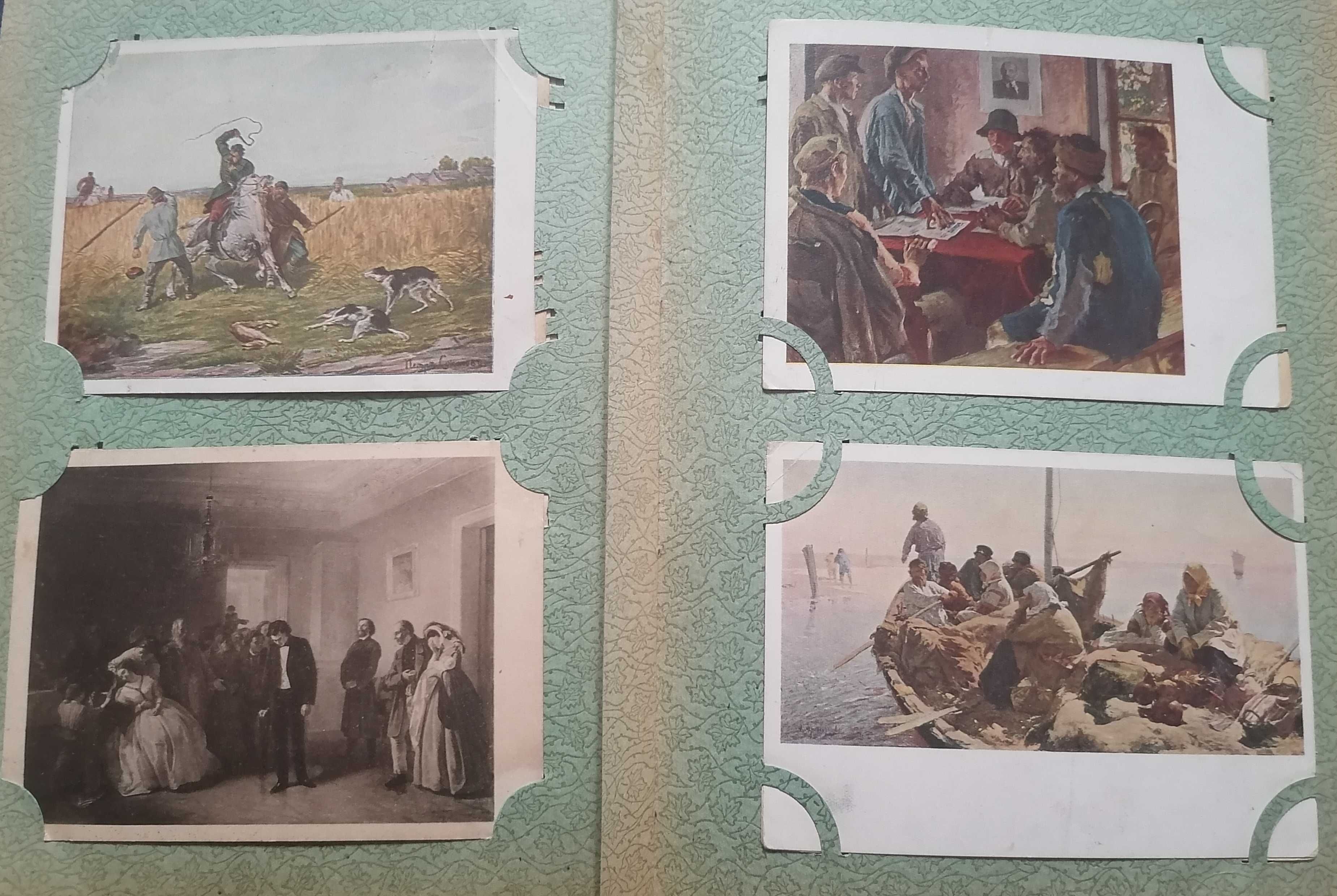 Большая коллекция старинных почтовых открыток