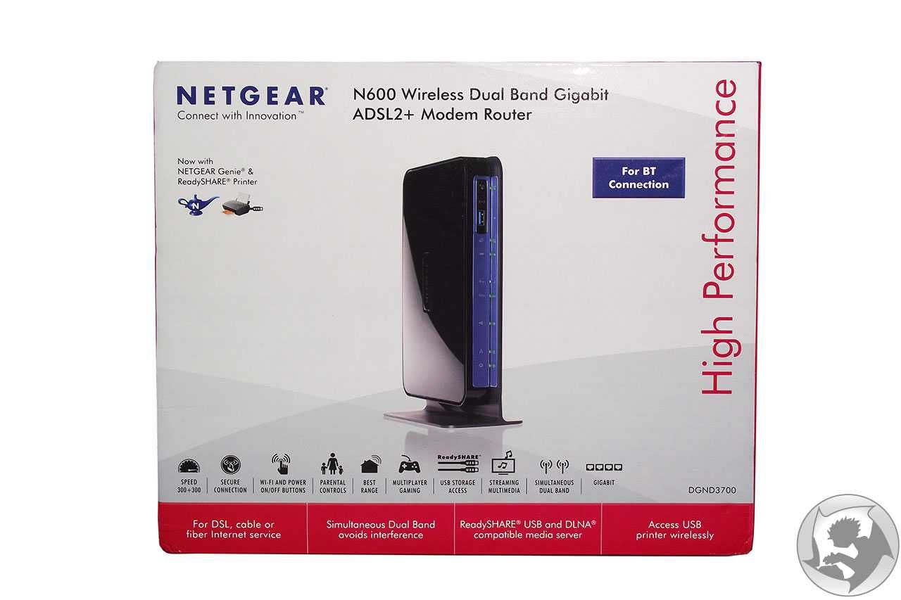 Модем Netgear DGND3700 N600 Dual-Band ADSL2+ Modem. Роутер. Wi Fi.