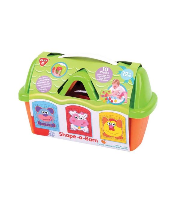 Сортер къща с животни и форми PlayGo