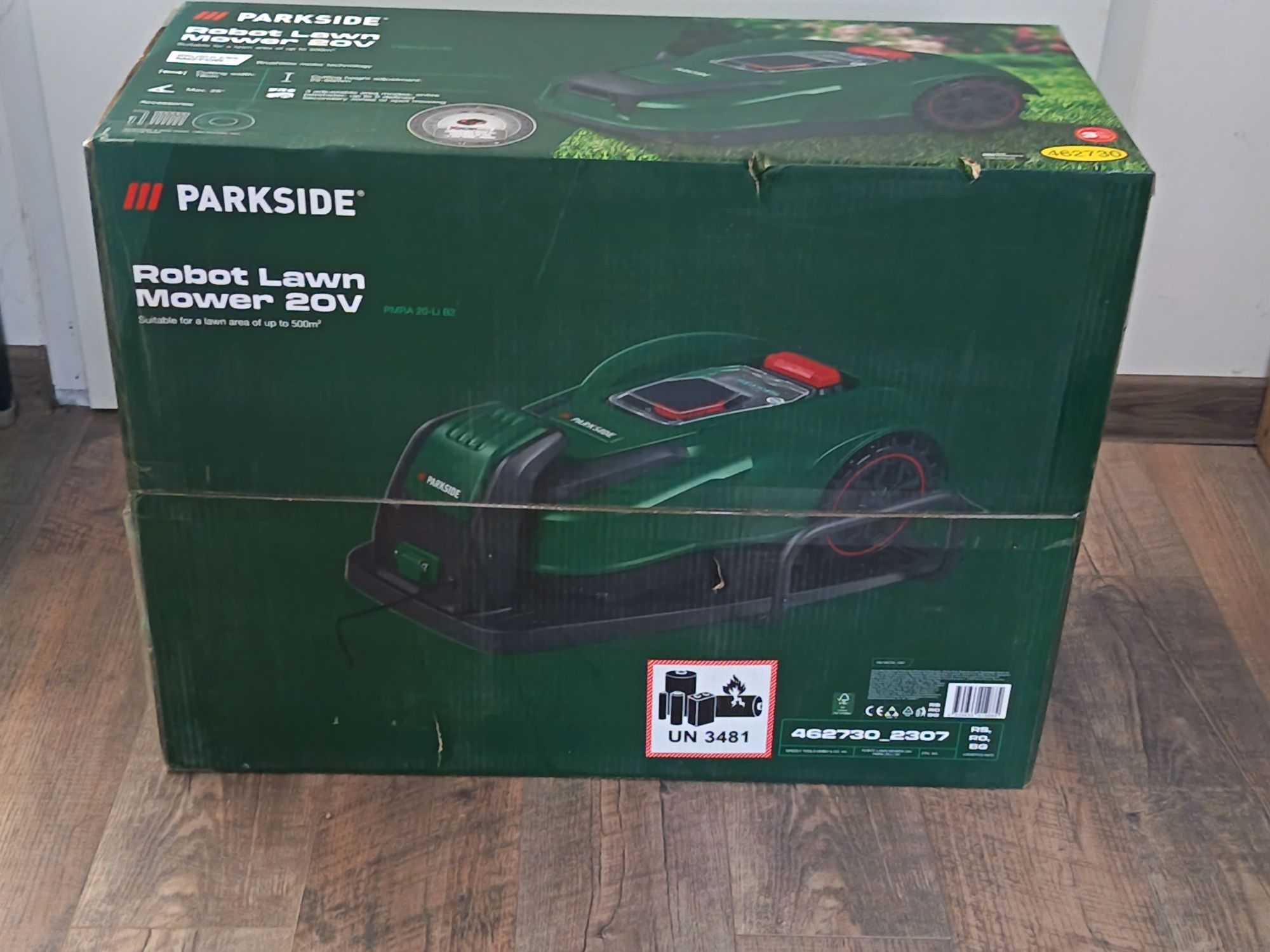 Parkside Косачка 20V с капак