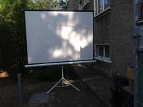 Екран за проектор за домашно кино /Beamer Leinwand | HDTV tauglich