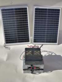 Kit solar fotovoltaic 80w-400w invertor pret real
