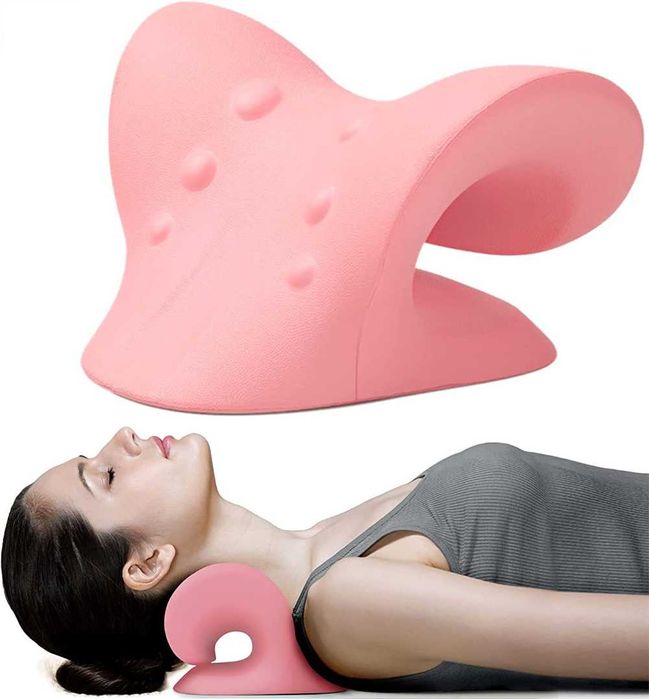 Perna cervicala portabila pentru relaxare gat si umeri, reduce durerea