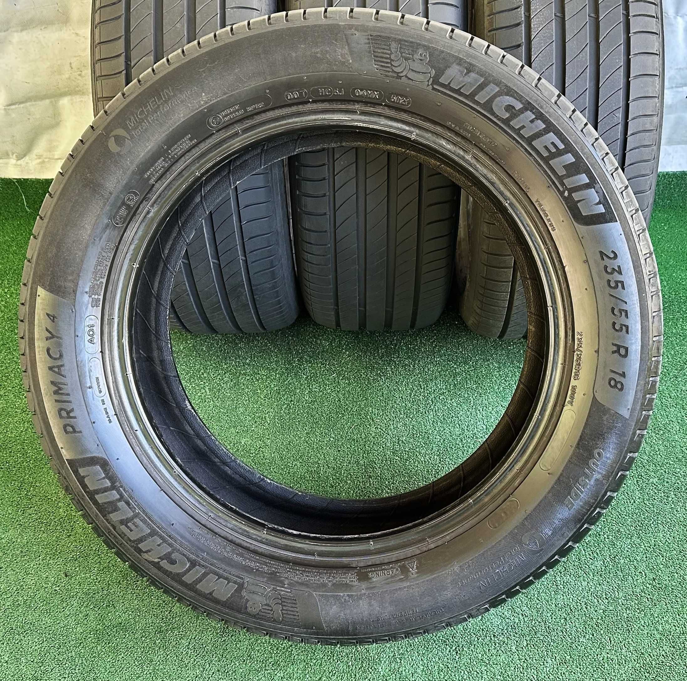 4бр 235/55r18 MICHELIN PRIMACY 4 летни