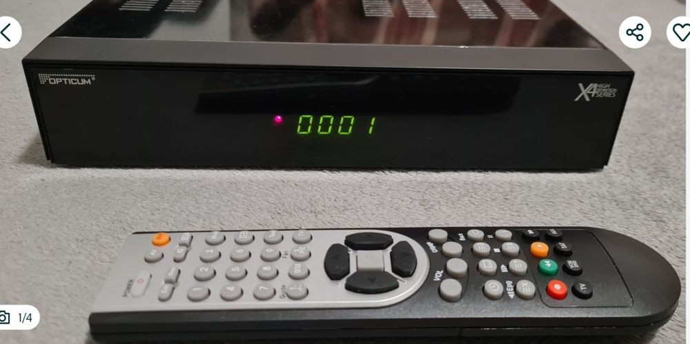 Receptor satelit HD Opticum Conax pt Focus Sat și Freesat