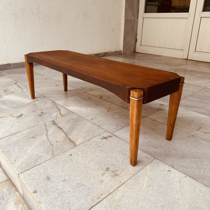 Шведска винтидж пейка / маса – Mid-Century Scandinavian дизайн