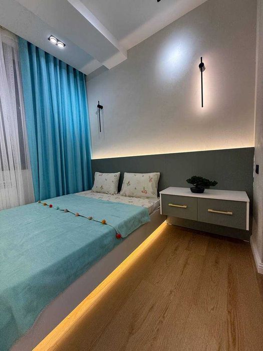 ЖК MegaDom Паркентский 2-комн 6/9 35 м² евроремонт меб/тех гардеробная