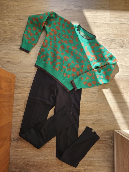 Сет от плетена блузка и панталон на H&M