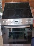 Иноксова печка за вграждане с индукционни котлони Miele 24 м.гаранция!