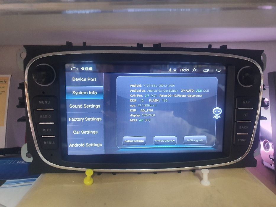 Navigatie Ford 9 inch Android 10 dedicata GPS YouTube Bluetooth USB 4G