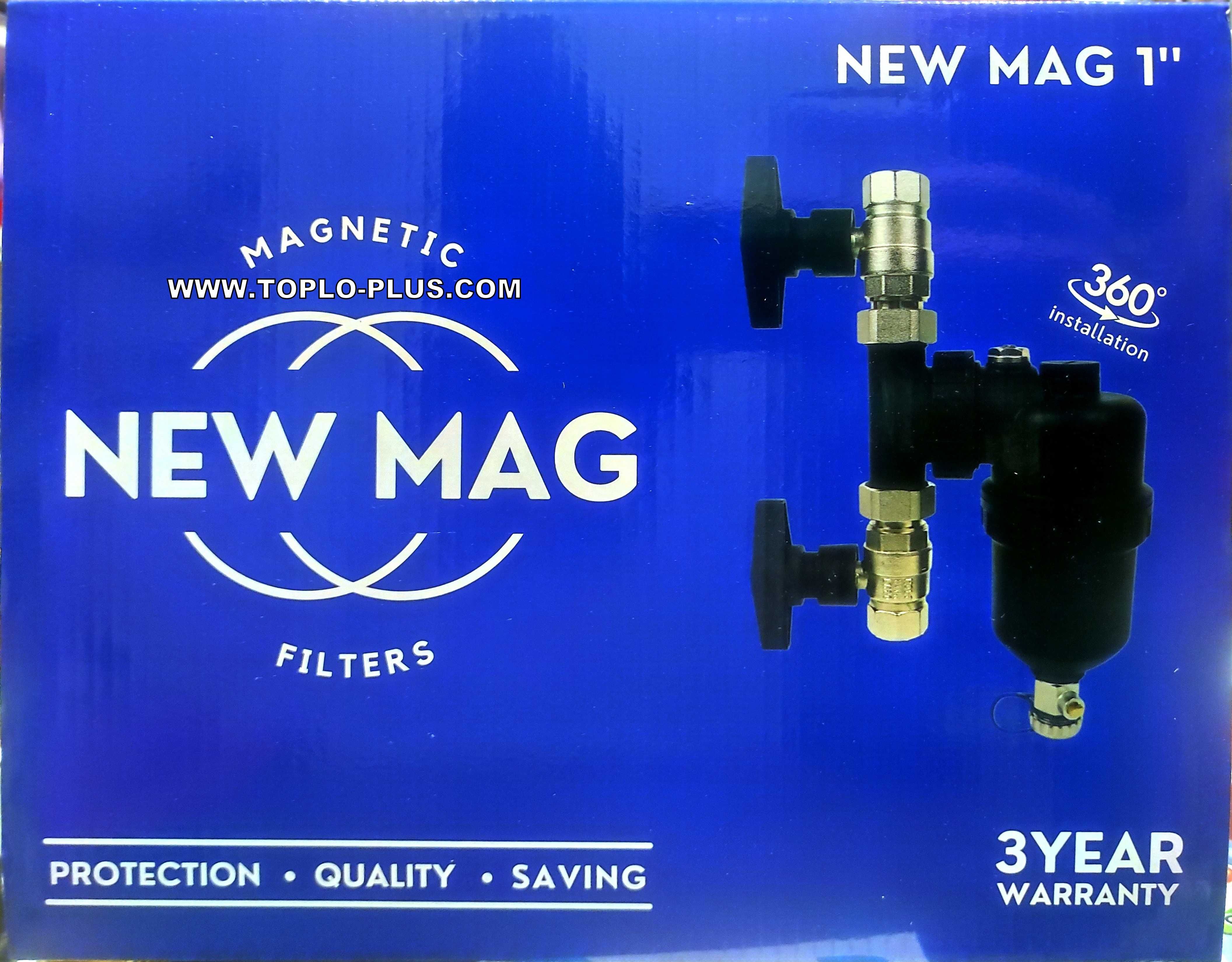 Магнитен филтър за отоплителната инсталация 1'' NEW MAG