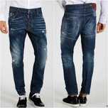 Оригинални Dsquared2 Biker Fit Дънки Сини Размер 48 (32) Топ качество