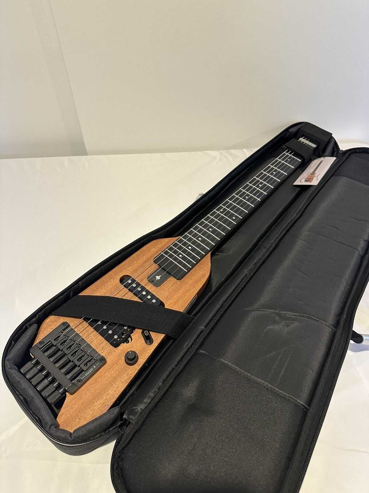 НОВА преносима китара Donner HUSH-X Electric Guitar Kit - Headless