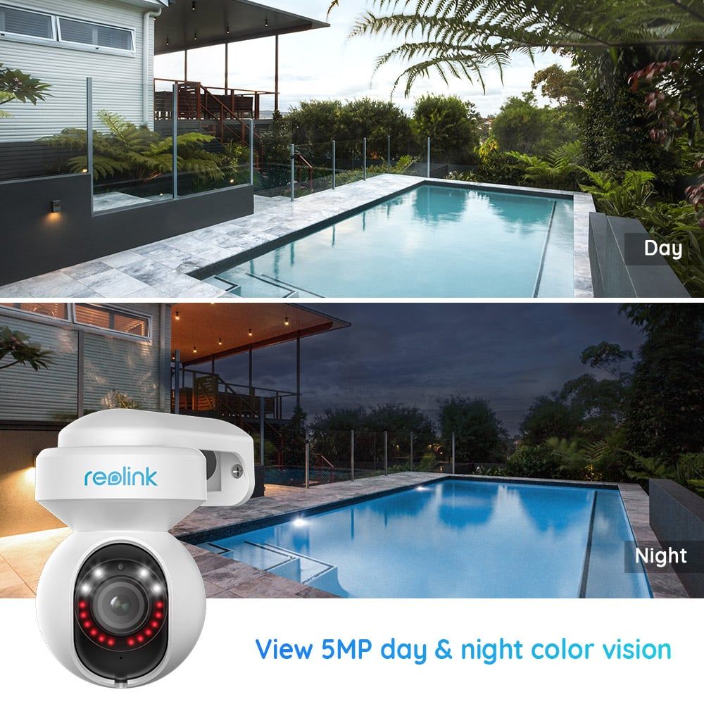 Camera de supraveghere Reolink E1 Outdoor cu PTZ, WIFI