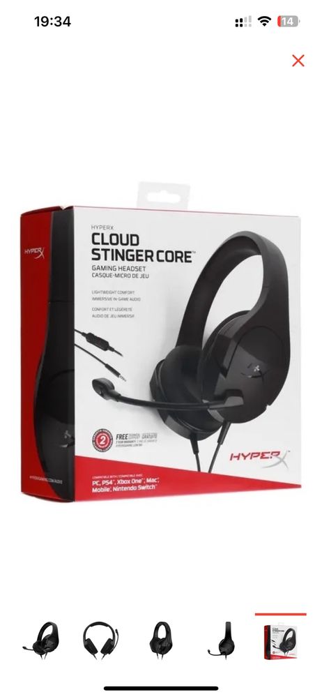 Hyper x cloud stinger