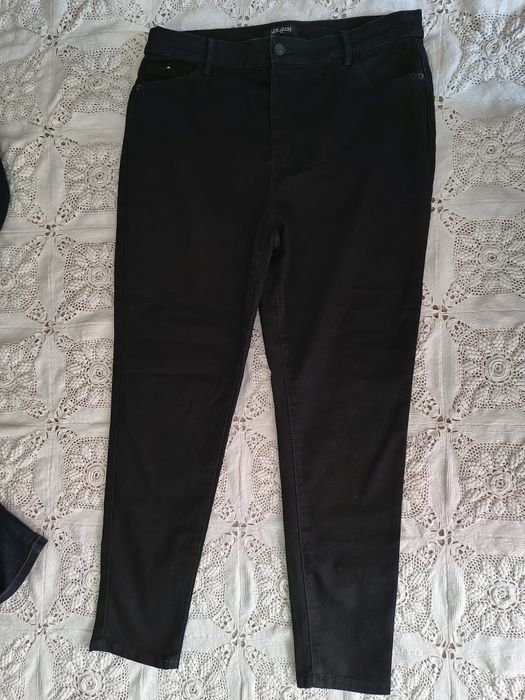 Дънки, черни 44 номер като нови