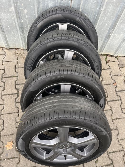 Jante aliaj 5x112mm, anvelope 215/55 R17, VW, Seat, Skoda, Audi