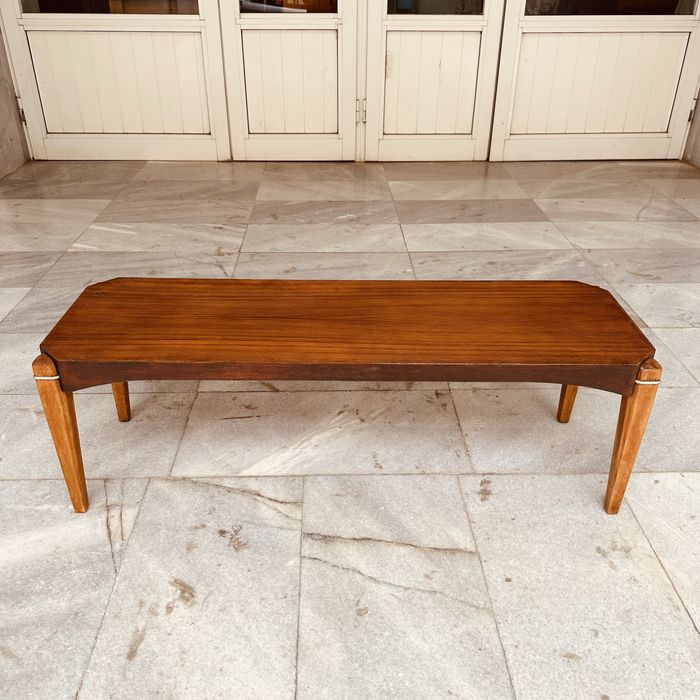 Шведска винтидж пейка / маса – Mid-Century Scandinavian дизайн