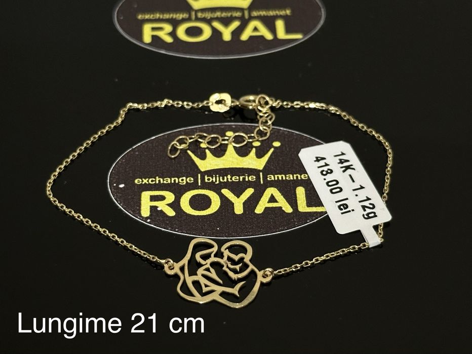 Bijuteria Royal: Bratara aur 14k/1.12 gr