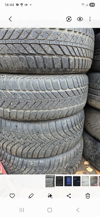 4 roti tabla 205 55 r16 vw passat b6 b7  golf iarna